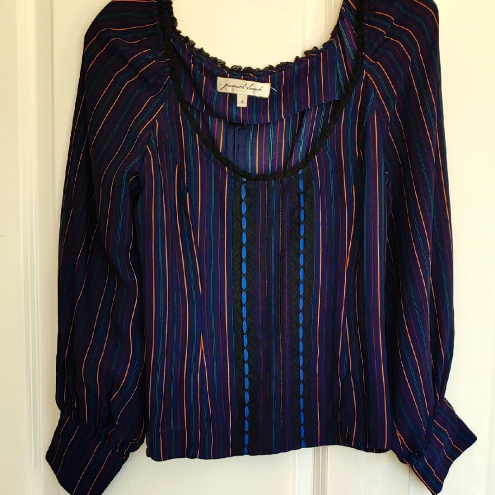 Jonovich Hawk Boho Silk Blouse
